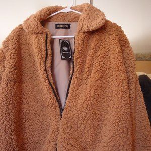 Woman's Teddy Bear Fleece Jacket S/M